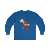 Drinking Mario Long Sleeve Tee
