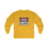 Warning: May Contain Alcohol Long Sleeve T-Shirt