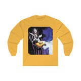 Ace Frehley Smoking Guitar Artwork Long Sleeve  T-Shirt