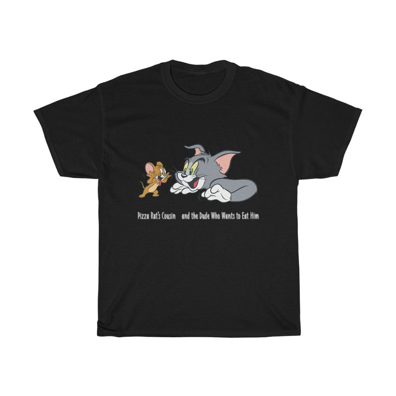 Tom & Jerry "Pizza Rat & the Dude Who Wants to Eat Him' T-Shirt