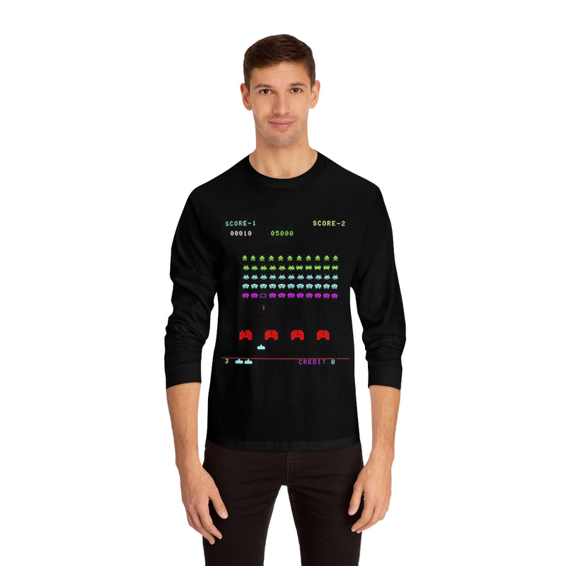 Space Invaders Long Sleeve Tee