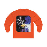 Ace Frehley Smoking Guitar Artwork Long Sleeve  T-Shirt