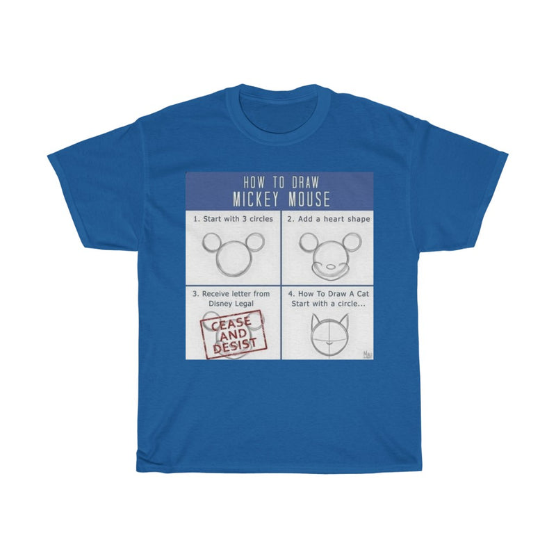 How to Draw Mickey Mouse Tee