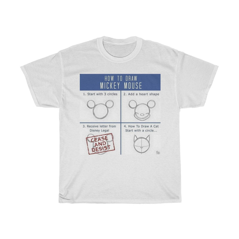 How to Draw Mickey Mouse Tee