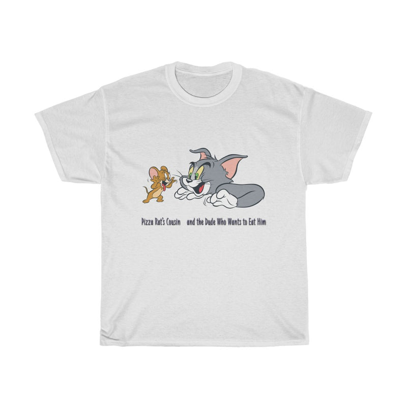 Tom & Jerry "Pizza Rat & the Dude Who Wants to Eat Him' T-Shirt