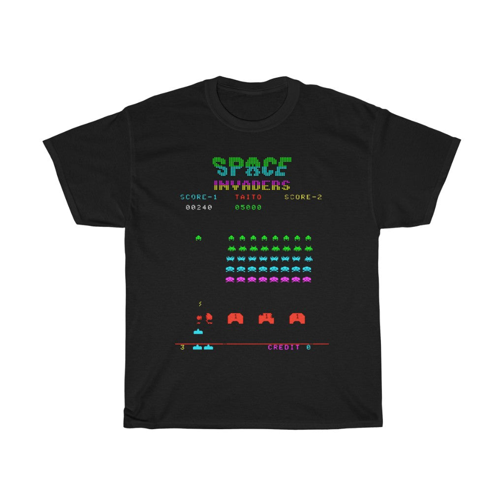 Retro Space Invaders Game T-Shirt – old skool teez