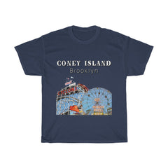 Coney Island Mens T Shirt with Brooklyn Dodgers Print