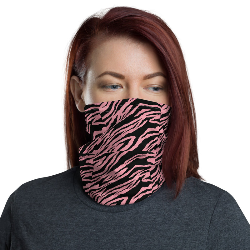Pink Tiger Neck Gaiter