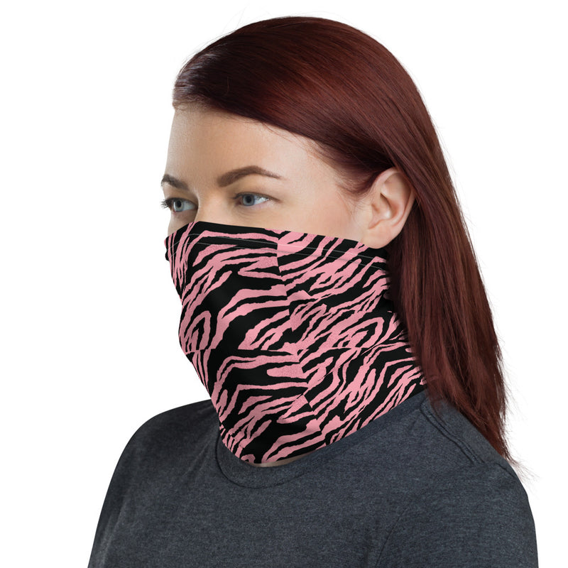 Pink Tiger Neck Gaiter